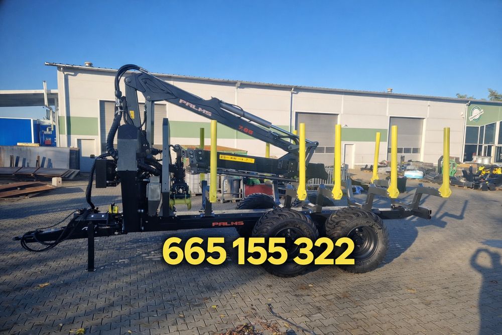 PALMS 11UX ŻURAW 7.87 - 8.7m - DMC 15 TON -  prehydraulik - przyczepa