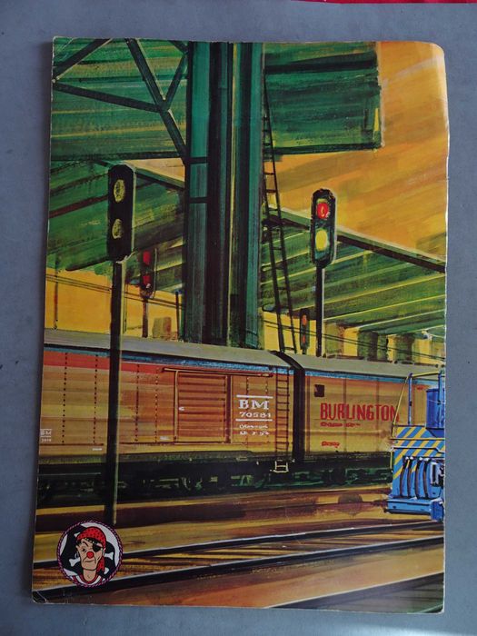 Caderneta de cromos vazia Comboios - Pastilhas Pirata