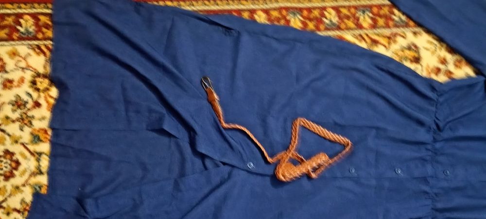 Sukienka granatowa L