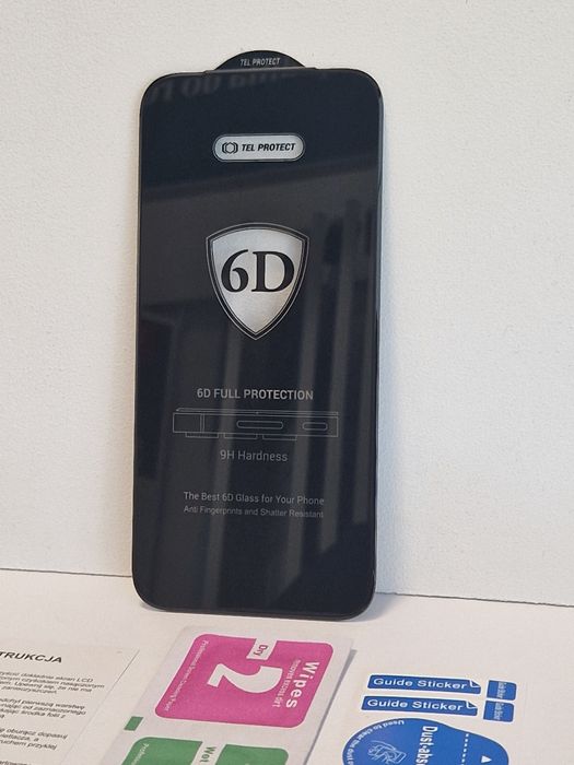 Hartowane szkło Tel Protect Full Glue 6D do IPHONE 17 PRO MAX