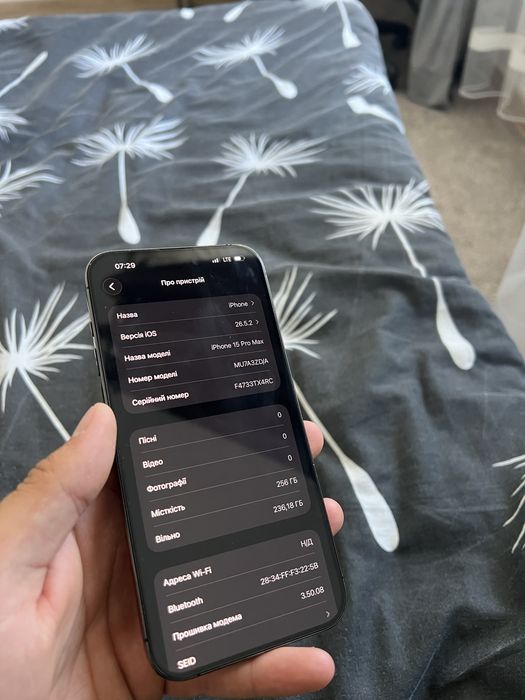 Iphone 15 pro max 256gb blue Neverlock