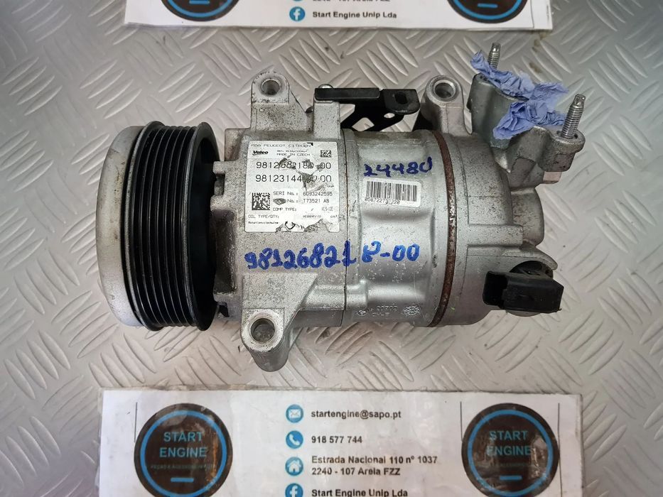 Compressor de Ar Condicionando AC Peugeot citroen 308 II C4 5008 II