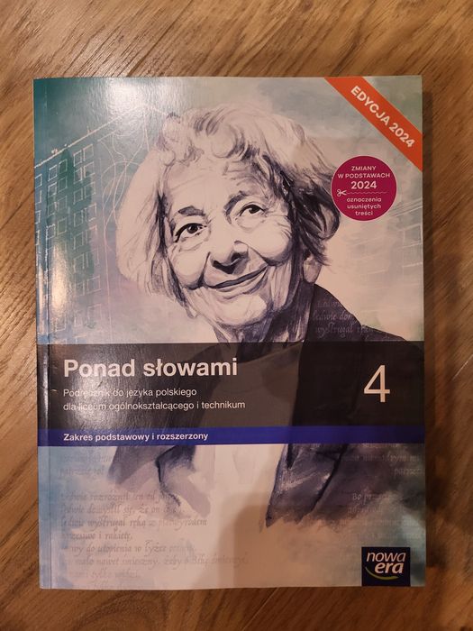 Podręcznik do języka polskiego "Ponad słowami 4"