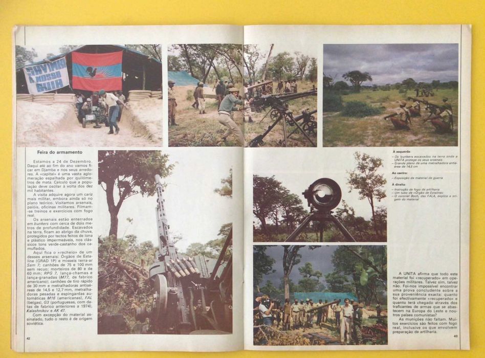 Revista 'UNITA - JITA, A Guerra Robinsons, de José Manuel Barata Feyo - Lisboa 1984