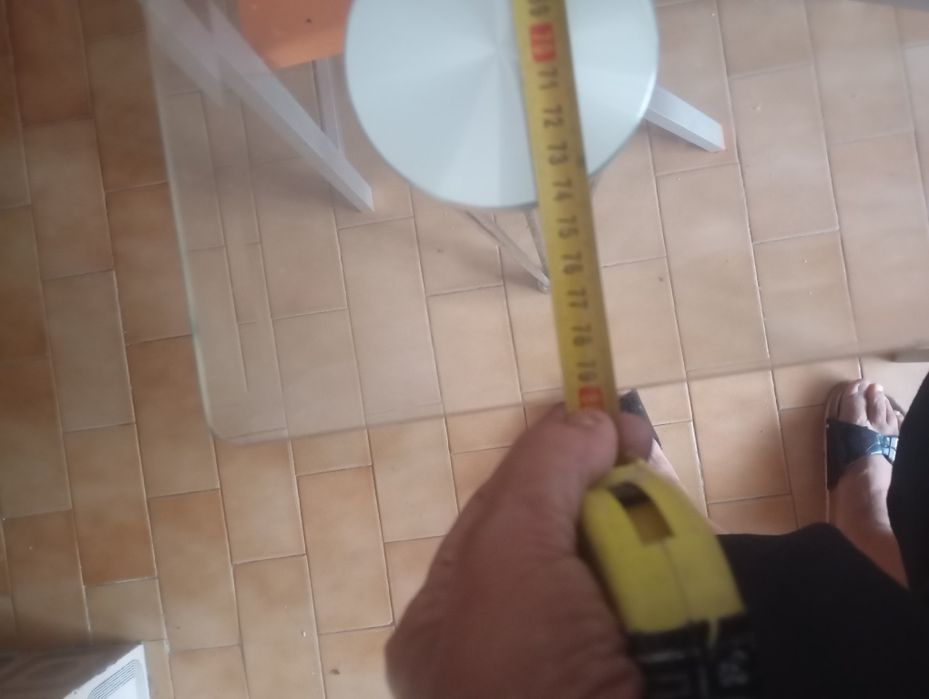 Mesa de cozinha vidro