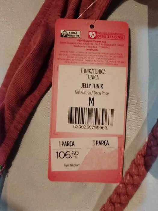 Tunika Penti Tank M różowa