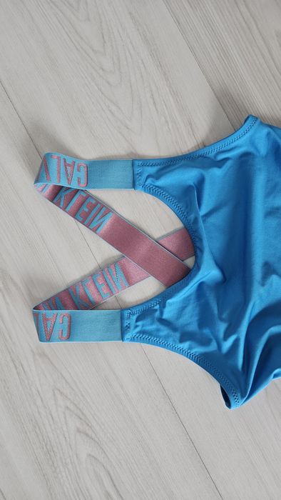 Niebieski strój kąpielowy ck Calvin klein 164 cm Bikini