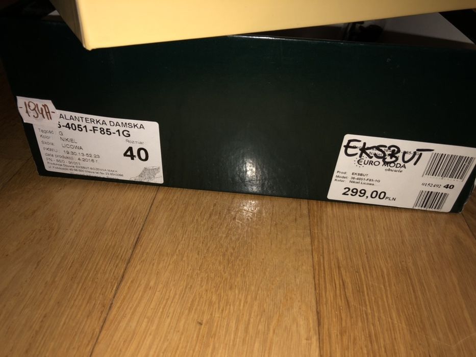 Buty sandały skora naturalna Eksbut Euro Moda r. 40