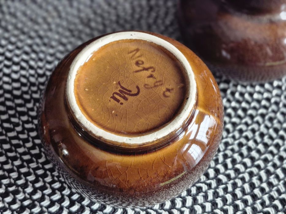 Mirostowice serwis do kawy herbaty Nefryt 6 osób PRL