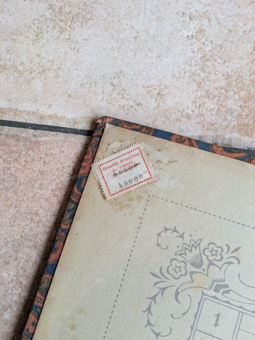 Álbum para discos 12" dos armazéns do Chiado