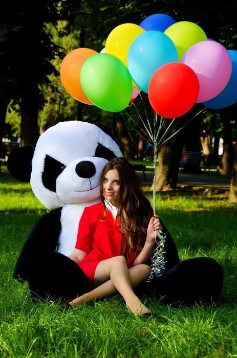 М'який плюшевий ведмедик панда Роналд!