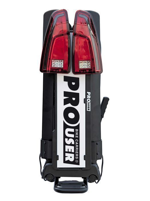Bagażnik Platforma Rowerowa na Hak PROUSER Black Edition FG3 rowery LED + Grt E-bike