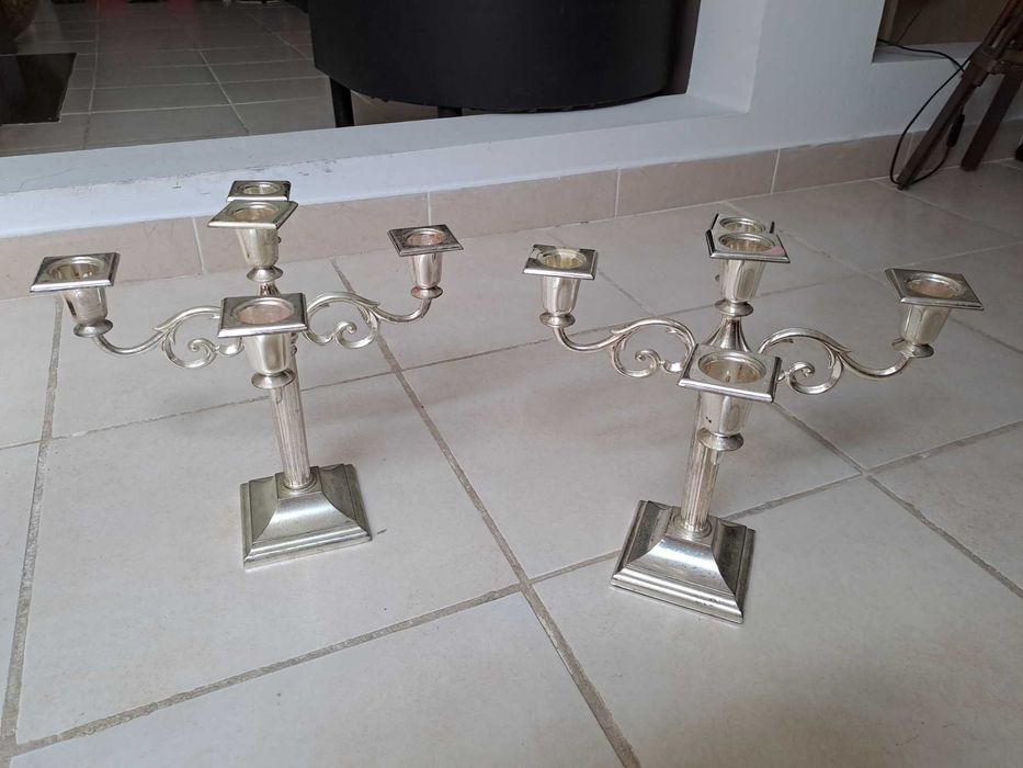 Grandes candelabros de 5 velas!