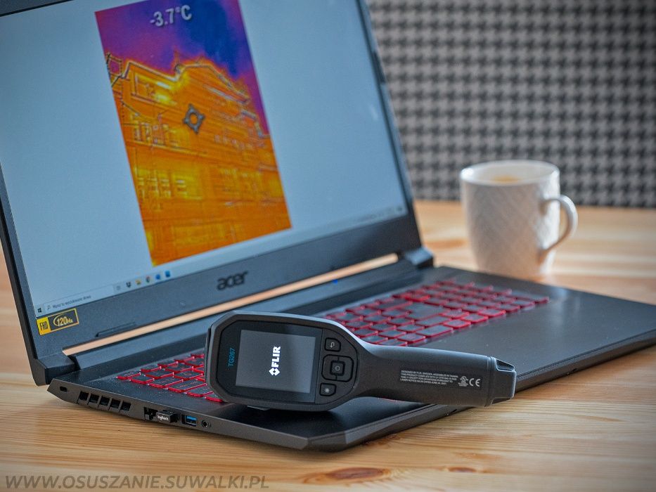 Wynajem kamera termowizyjna FLIR termowizja - Suwałki