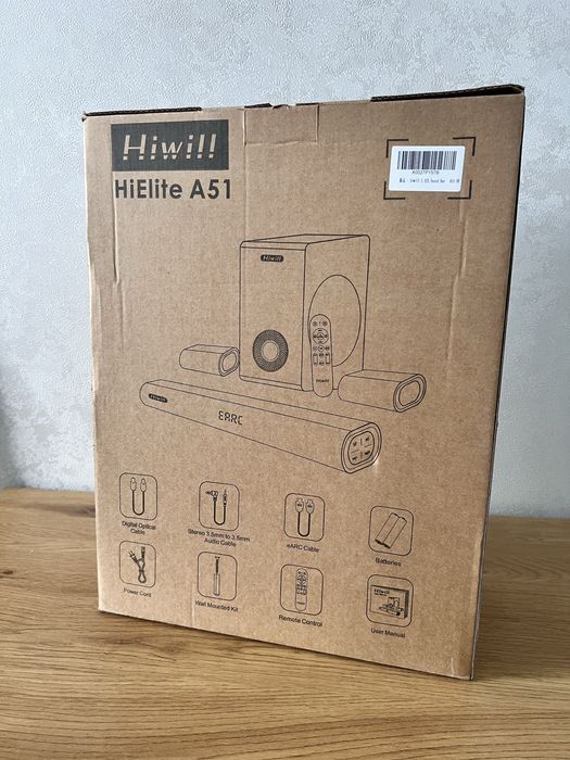 Саундбар з саббуфером Hiwill hielite a51, Dolby Atmos 5.1