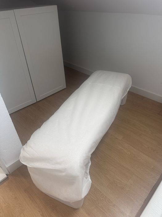 Banco 155 cm em borreguinho Carlise