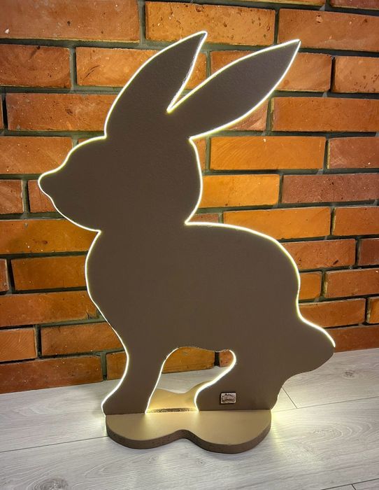 Zajączek wielkanocny podświetlany