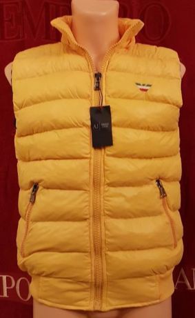 Kurtka Armani bezrękawnik, S, żółta