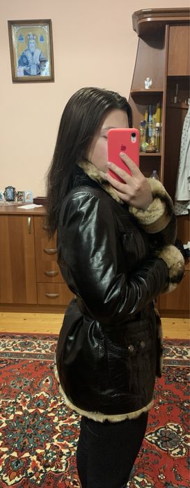 Шкіряна куртка/дублянка натуральна