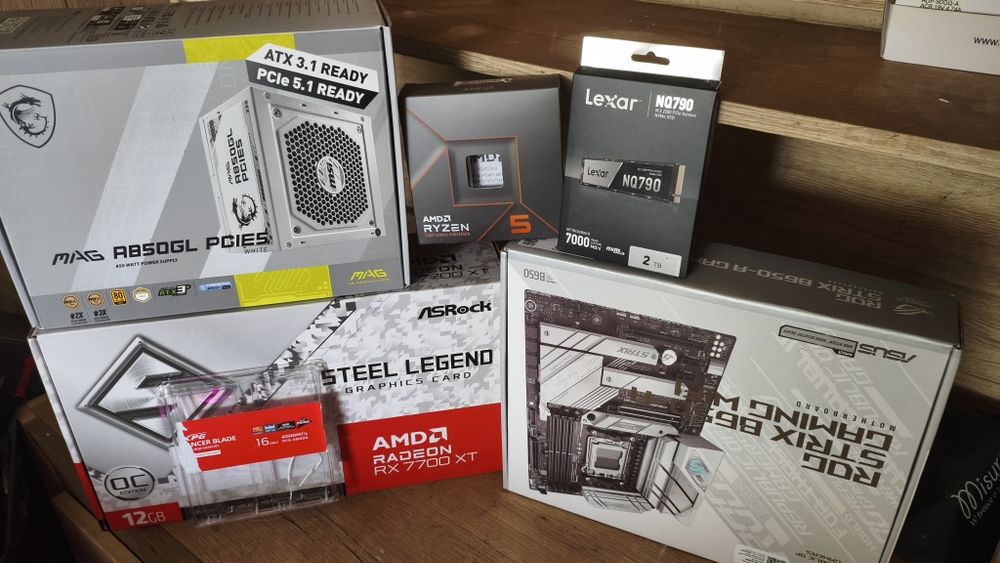 Komputer Gamingowy R5 7600X | RX 7700 XT 12GB | 32GB DDR5 | 2TB | Gwarancja