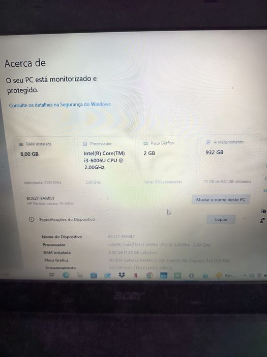 Portátil acer bom estado