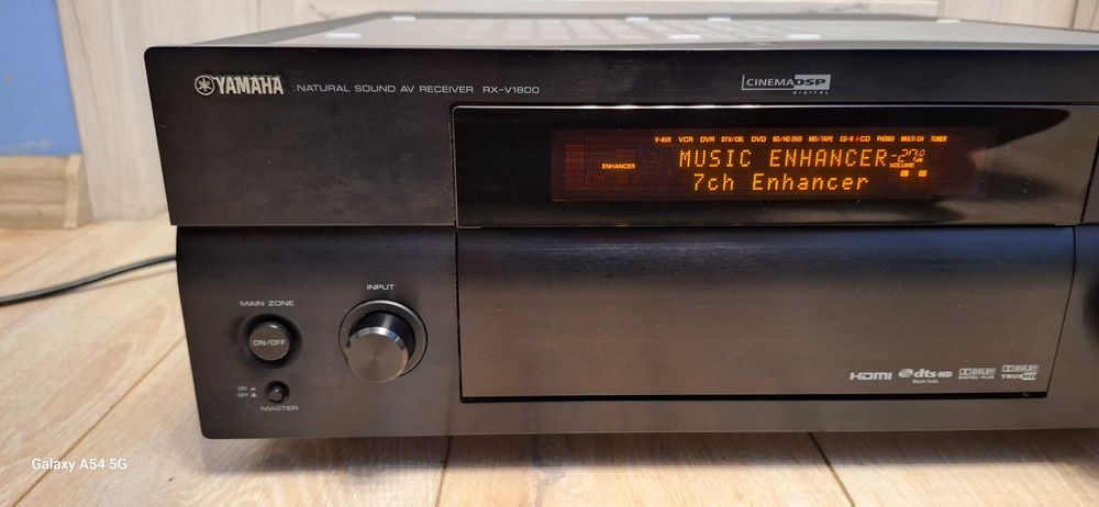 Amplituner YAMAHA RX-V1800 Czarna Idealny Stan !+ Pilot! Okazja ! 100 % Sprawna !