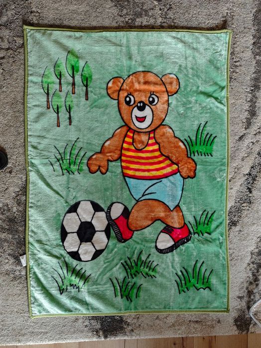 Koc akrylowy 100X140 gruby dziecięcy