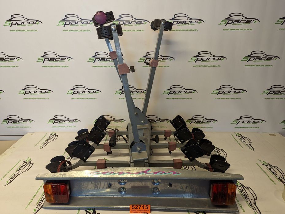Uchwyt bagażnik rowerowy na hak Condor na 3 rowery