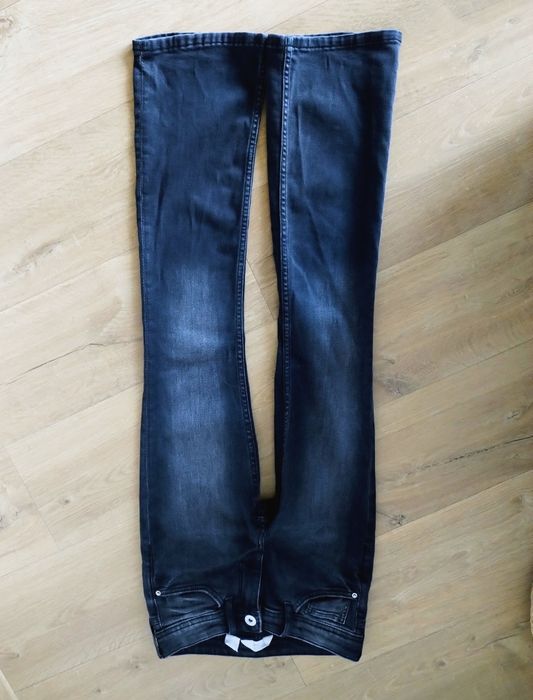 Spodnie jeansy dzwony H&M r. 158