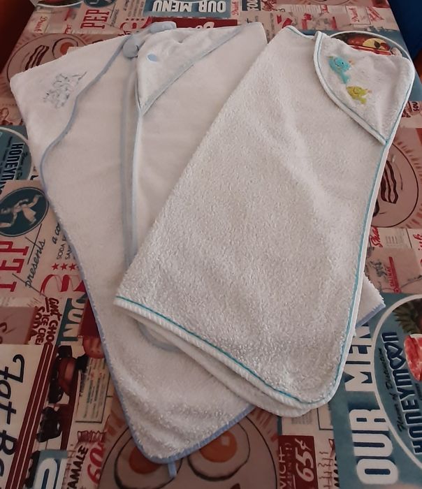Toalhas de bebé conjunto 3 toalhas