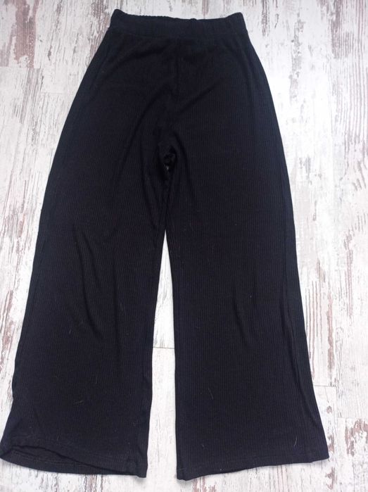 Spodnie, szerokie nogawki, h&m, rozmiar xs