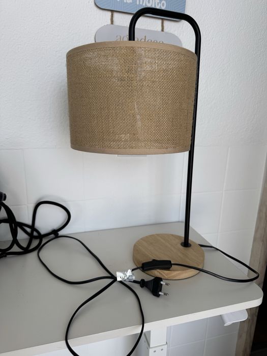 Conjunto de 2 candeeiros de mesa de cabeceira