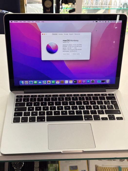 MacBook Pro Retina 13” 2015 | i5 | 8GB RAM | SSD 128GB | Monterey