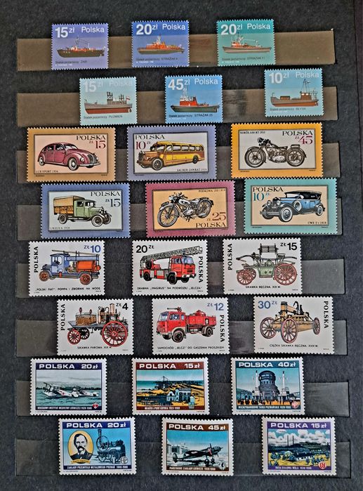 Znaczki oraz klaser A4 - 16 stron