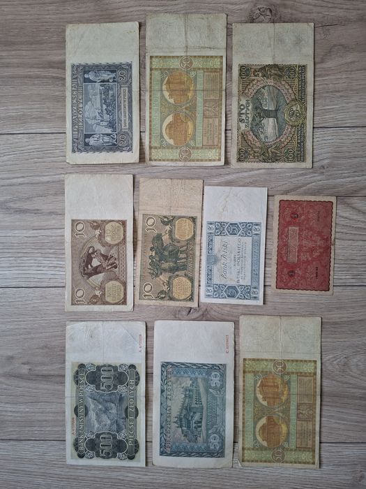 Zestaw banknotów Stara Polska