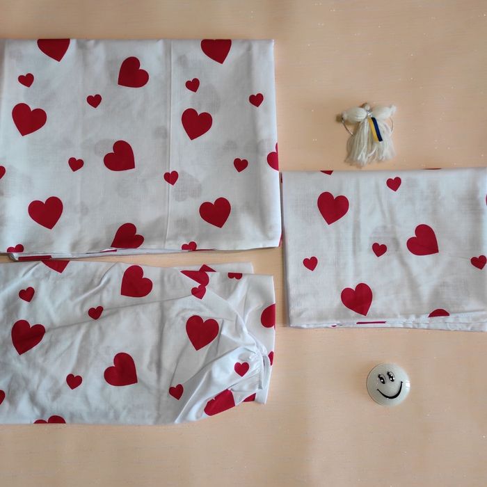 Детское постельное белье 3в1- простынь , пододеяльник ,наволочка