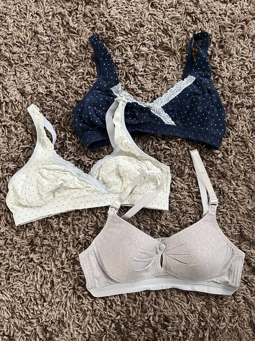 3x biustonosz do karmienia 85C