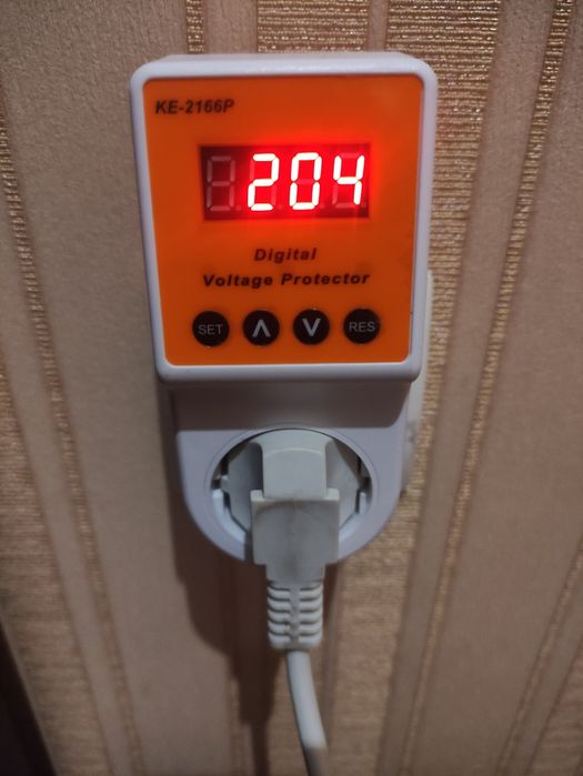 Реле напруги від скачків для холодильника, котла, телевізора, пли