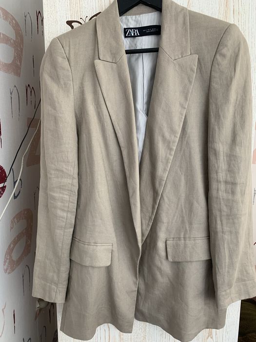 Піджак літній лен Zara