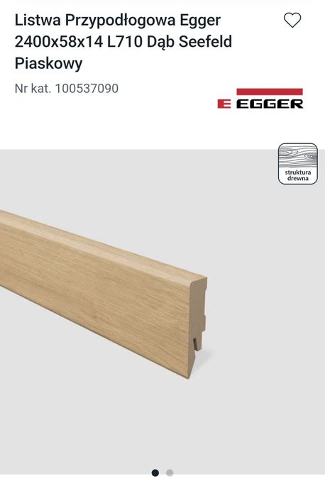 Listwy przypodłogowe Egger