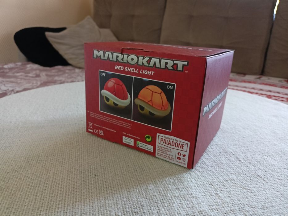 Mario Kart - Lampa czerwona skorupa