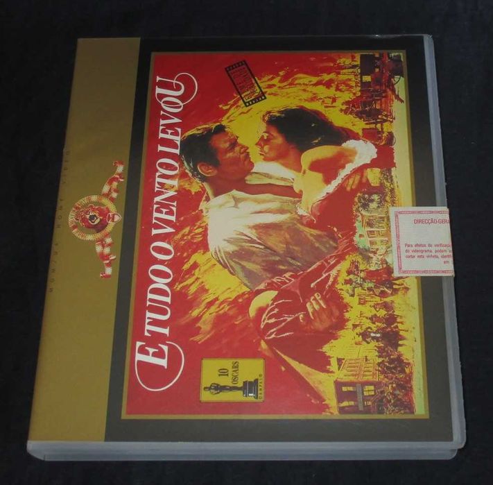 Filme E Tudo o Vento Levou VHS Duplo