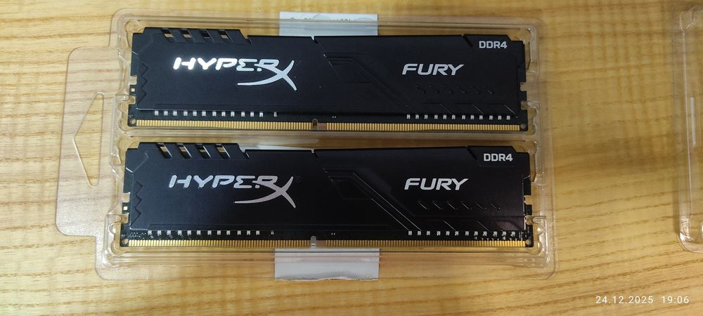 DDR4 HyperX Fury 16gb (8x2)