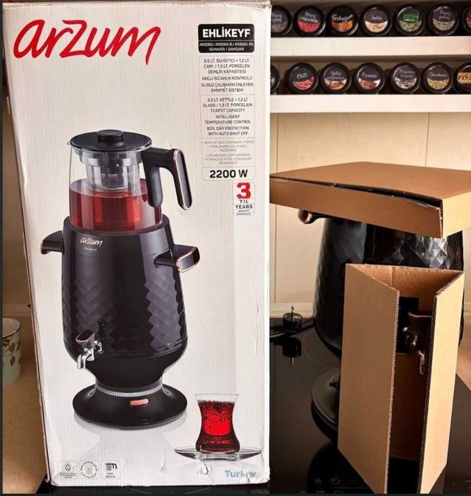 Samowar ekspres do herbaty tureckiej Arzum Ehlikeyf