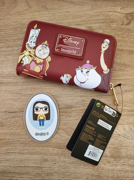 Carteira Belle / Beauty and the Beast Loungefly