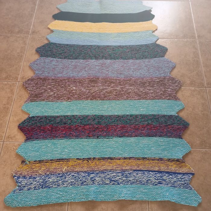 Chodnik"choinka" handmade