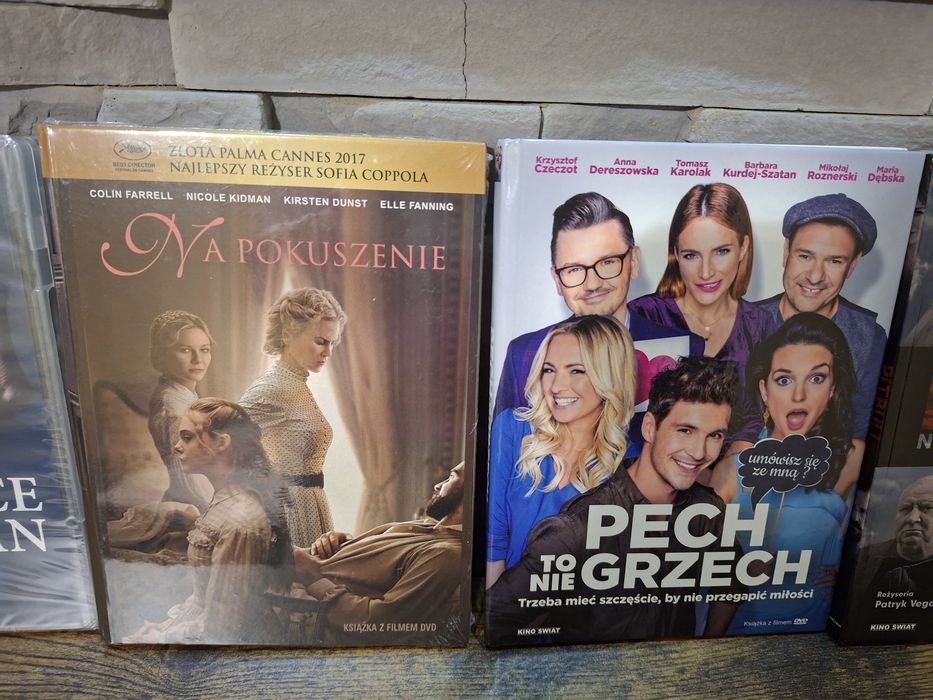 Filmy DVD – zestaw różnych tytułów