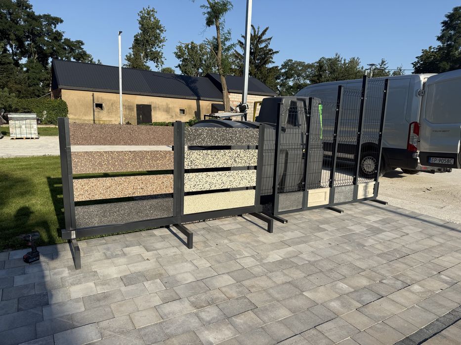 Podmurówka ogrodzeniowa . Promocja ! Grafit