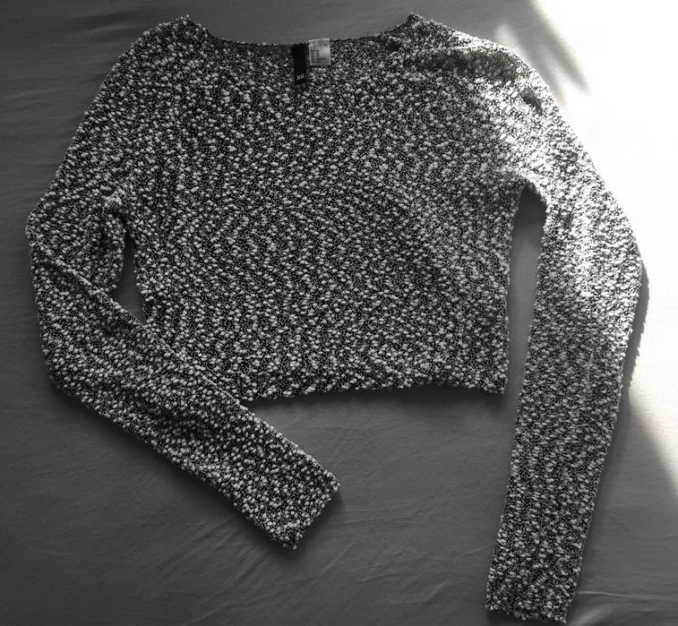 Sweterek crop top XS/S