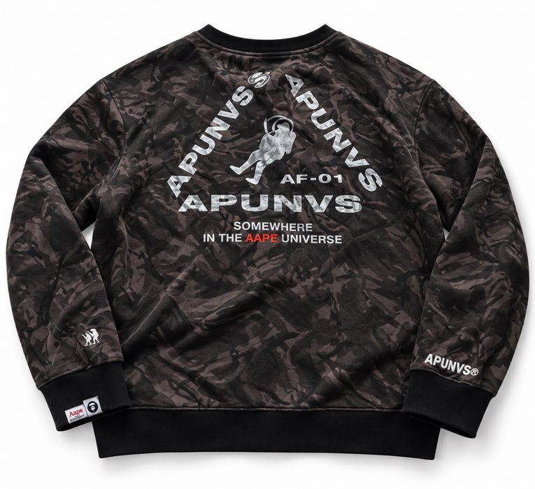 AAPE BY A BATHING APE — Camo Sweatshirt